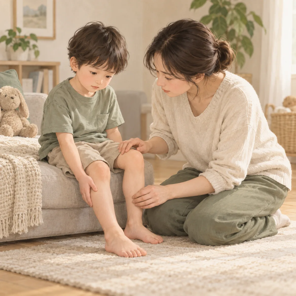 유아 성장통 성장통 양상과 다르게 느껴질 때 구분해 볼 점