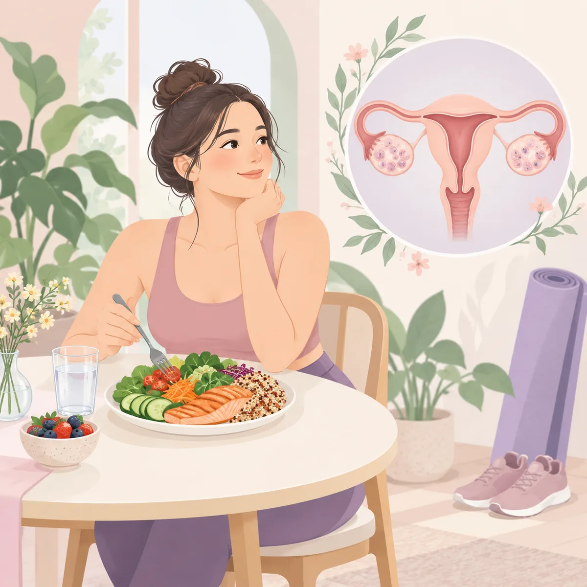 다낭성난소증후군 다낭성난소증후군 다이어트와 생활 관리