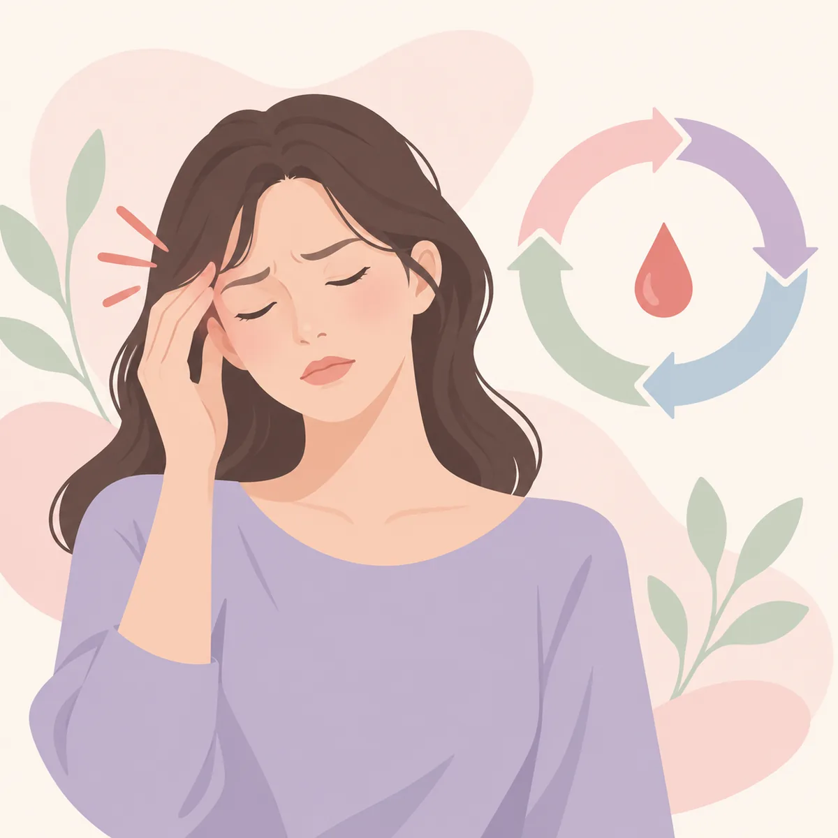 두통 원인 생리 두통 원인과 주기에 맞춰 반복되는 이유